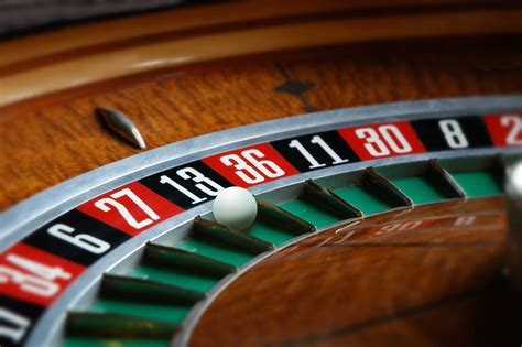the game of roulette at a casino