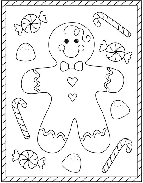 The Gingerbread Man Colouring Pages Teacher Made Twinkl Ginger Bread Man Coloring - Ginger Bread Man Coloring