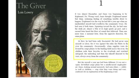 The Giver Chapter 1