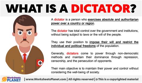 The Good Dictator
