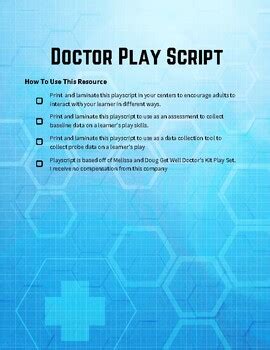 The Good Doctor Play Script