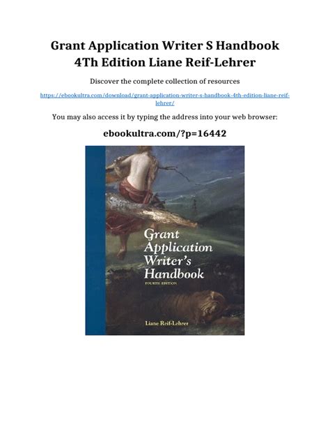 The Grant Application Writer S Workbook