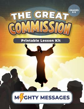 The Great Commission Sunday School Lesson Printable Amp Commission Worksheet 7th Grade - Commission Worksheet 7th Grade