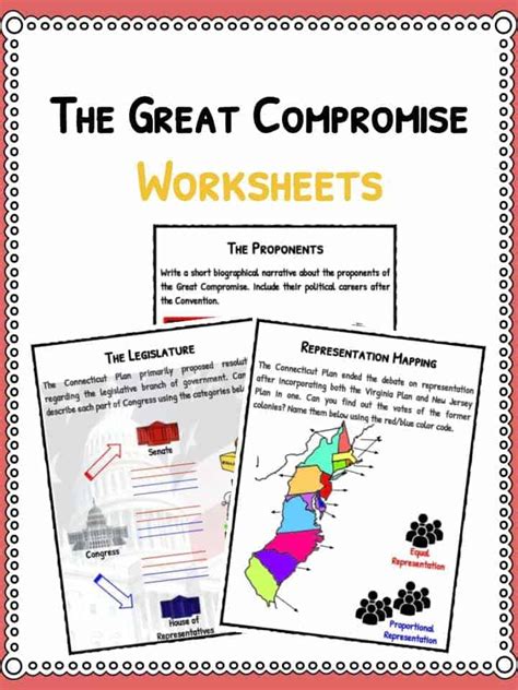 The Great Compromise Worksheet And Graphic Organizer Tpt Compromise 1877 5th Grade Worksheet - Compromise 1877 5th Grade Worksheet