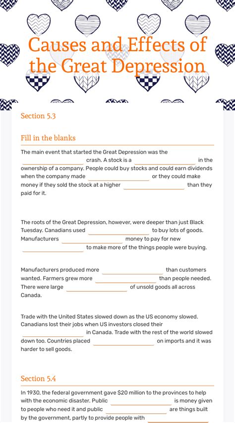 The Great Depression Worksheet Answer Key   Pdf Cross Curricular Reading Comprehension Worksheets D 22 - The Great Depression Worksheet Answer Key