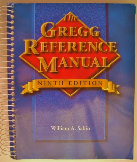 The Gregg Reference Manual 9th Edition