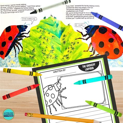 The Grouchy Ladybug Activities Lessons And Crafts Kidssoup Ladybug Pattern For Preschool - Ladybug Pattern For Preschool