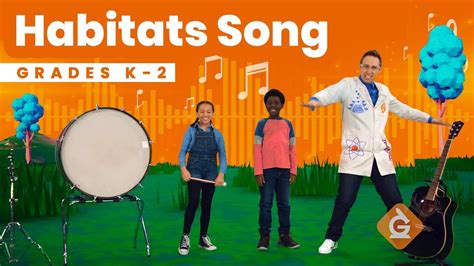 The Habitats Song Science For Kids Grades K Habitat Kindergarten - Habitat Kindergarten