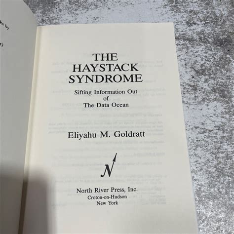 the haystack syndrome sifting information out of t