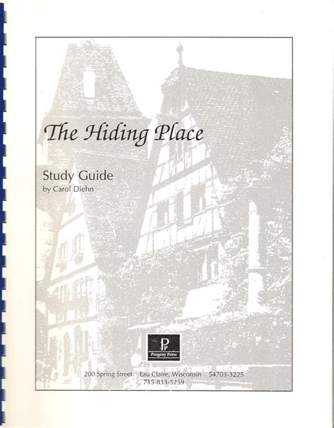 The Hiding Place Sparknotes