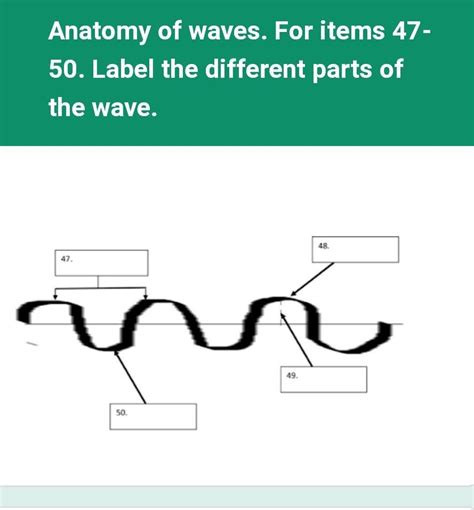 the highest part of the wave - Brainly.ph