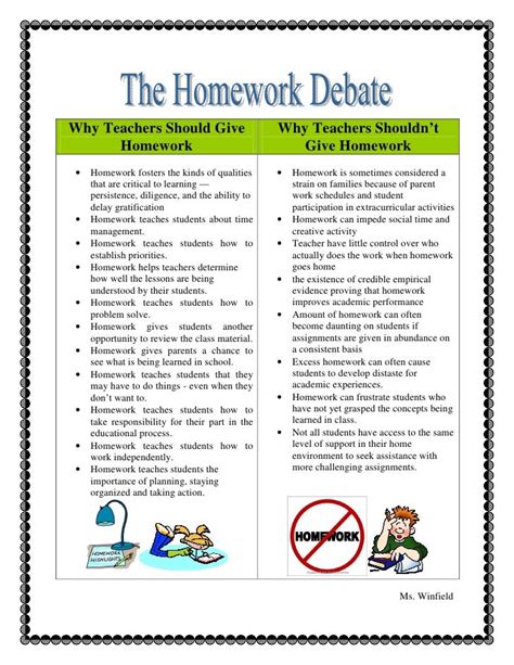 The Homework Debate Top Floor Teachers 5th Grade Debate Worksheet - 5th Grade Debate Worksheet