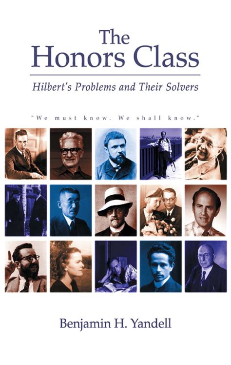 The Honors Class: Hilbert's Problems And Their Solvers