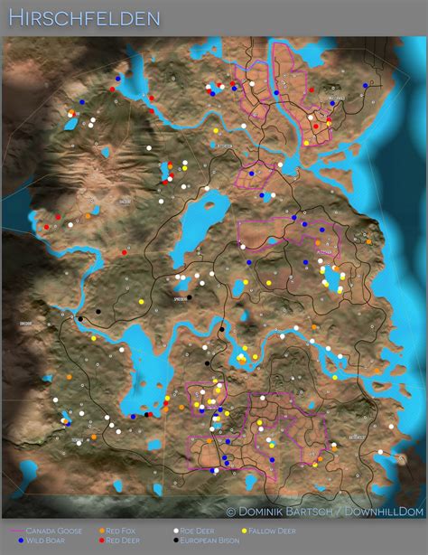 the hunter call of the wild hirschfelden map - databaseen