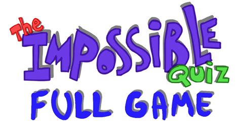 The Impossible Quiz Game Walkthrough