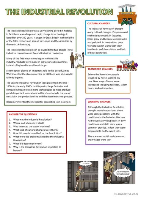 The Industrial Revolution Lesson Plan Activity Teaching Industrial Revolution Worksheet Answers - Industrial Revolution Worksheet Answers