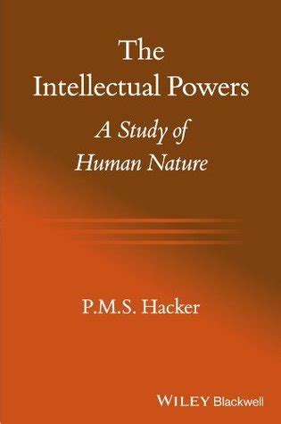 the intellectual powers a study of human nature