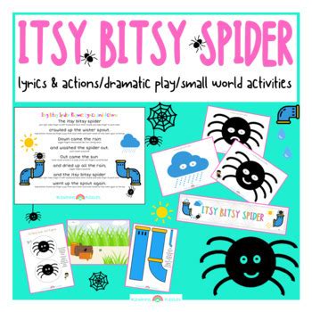 The Itsy Bitsy Spider Dramatic Play Set Super Itsy Bitsy Spider Printable Book - Itsy Bitsy Spider Printable Book