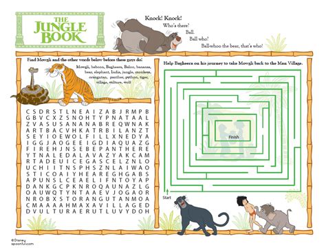 The Jungle Book Worksheets 8211 Word Search Printable The Jungle Worksheet Answers - The Jungle Worksheet Answers