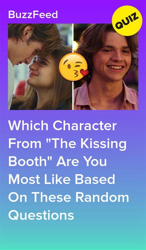 the kissing booth goodreads characters quiz