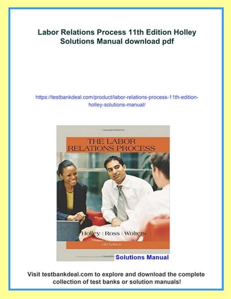 the labor relations process 11th edition