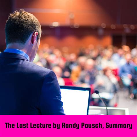The Last Lecture