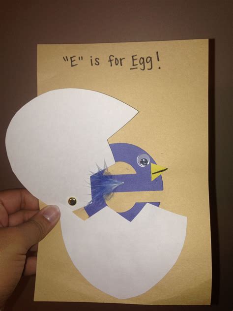 The Letter E Craft For Preschool With Free Letter E Print Out - Letter E Print Out