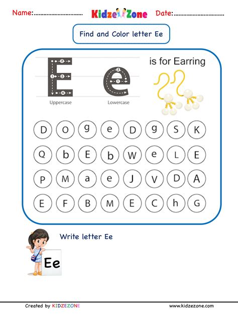 The Letter E Worksheets 30 Letter E Differentiated Kindergarten Letter E Worksheet - Kindergarten Letter E Worksheet