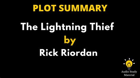 The Lightning Thief Plot Summary