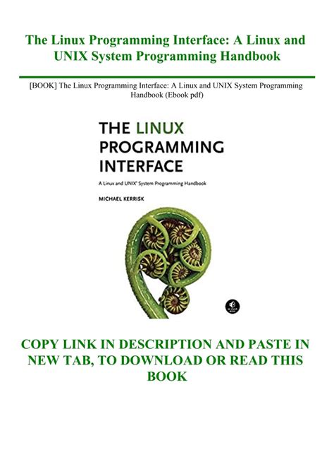 The Linux Programming Interface Pdf