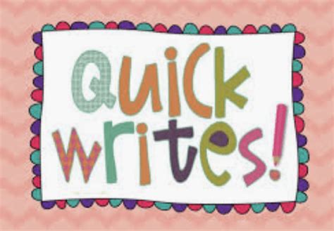 The Literacy Place Resources Quick Writing Activity - Quick Writing Activity