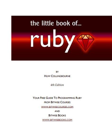 the little book of ruby programming learn to prog