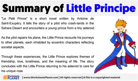 The Little Prince Plot