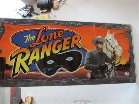 The Lone Ranger Slot Machine Glass Insert Lone Ranger Hi Ho Silver Slot Glass - Hi Win Slot