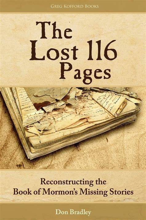 the lost 116 pages reconstructing the book of mor