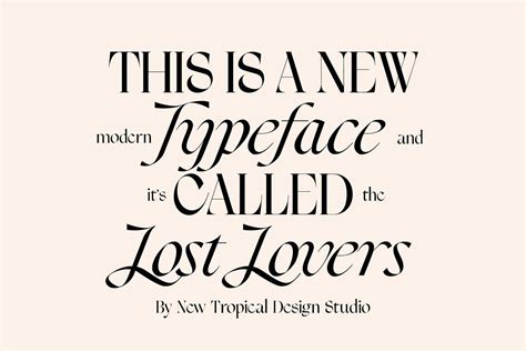 The Lost Lovers Font