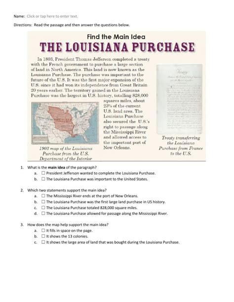 The Louisiana Purchase Worksheets 99worksheets Louisiana Purchase Worksheet Answers - Louisiana Purchase Worksheet Answers