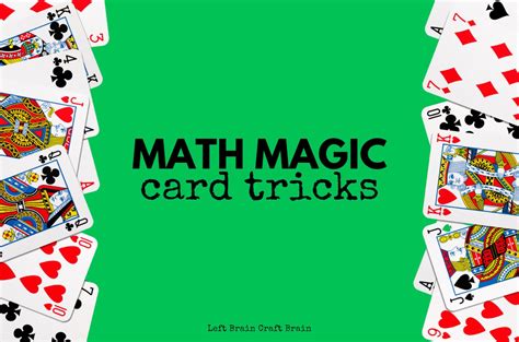 The Math Mom Card Tricks Card Trick Using Math - Card Trick Using Math