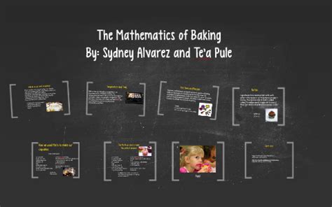 The Mathematics Of Baking By Sydney Alvarez On Math In Baking - Math In Baking