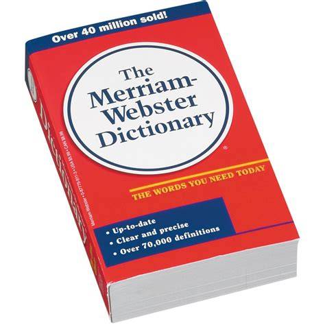 the merriam webster dictionary new edition c 2016