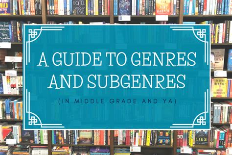 The Monster Guide To Middle Grade And Ya Writing Genres For Middle School - Writing Genres For Middle School