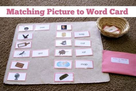 The Montessori Word And Picture Cards For Writing Montessori Writing Activities - Montessori Writing Activities
