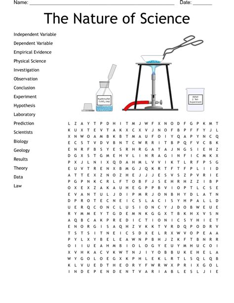 The Nature Of Science Word Search Wordmint Science Wordfind - Science Wordfind
