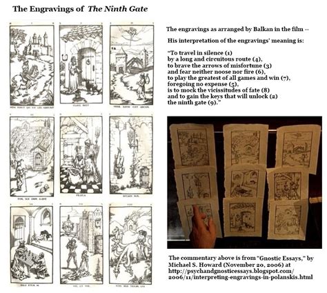 The Ninth Gate Engravings