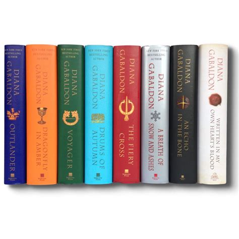 The Outlander Series 8 Bundle Outlander Dragonfly In Amber Voyager Drums Of Autumn The Fiery Cross A Breath Of Snow And Ashes An Echo In The Bone Written In My Own Hearts Blood