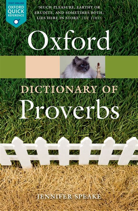 the oxford dictionary of proverbs oxford quick ref