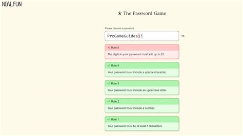 The Password Game