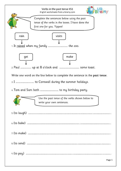 The Past Tense Ks1 Verbs To Revisit Now Past Tense Verbs Ks1 - Past Tense Verbs Ks1