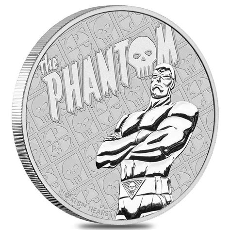 The Phantom 2022 1oz Silver Coin In Card Phantom Silver Coin - Phantom Silver Coin