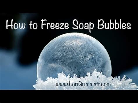 The Physics Of Freezing Soap Bubbles Is Cooler Soap Bubble Science - Soap Bubble Science
